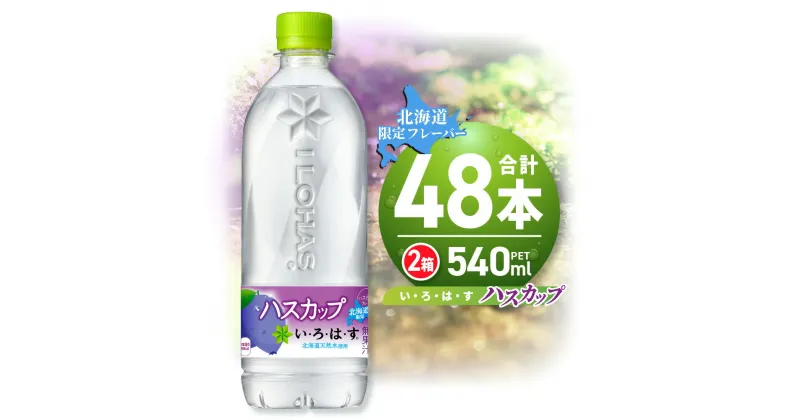 【ふるさと納税】 北海道限定 フレーバー い・ろ・は・す ハスカップ 540ml PET×48本 いろはす 札幌工場製造 ミネラルウォーター ローカロリー 飲料水 ペットボトル 水 北海道 札幌市