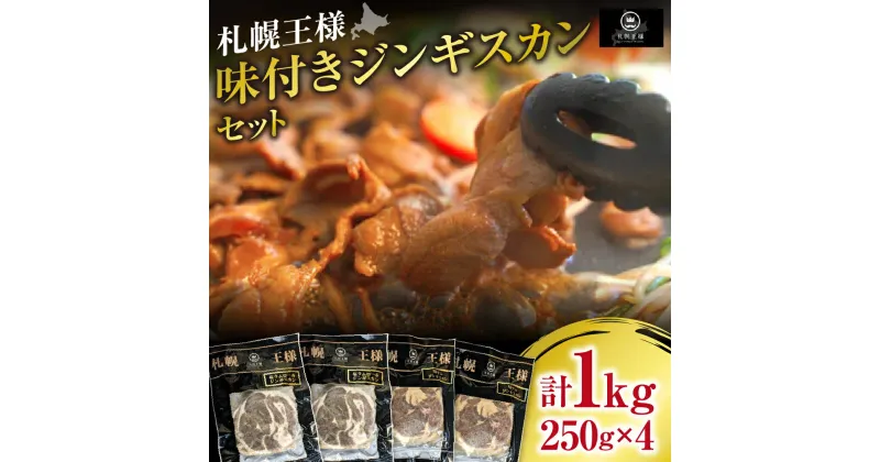 【ふるさと納税】 肉 ジンギスカン セット 各250g×2 計1kg 味付き 塩 ラム 羊 冷凍 お取り寄せ ラム肉 焼肉 北海道ふるさと納税 BBQ バーベキュー 簡単調理 食べ比べ 北海道 札幌市