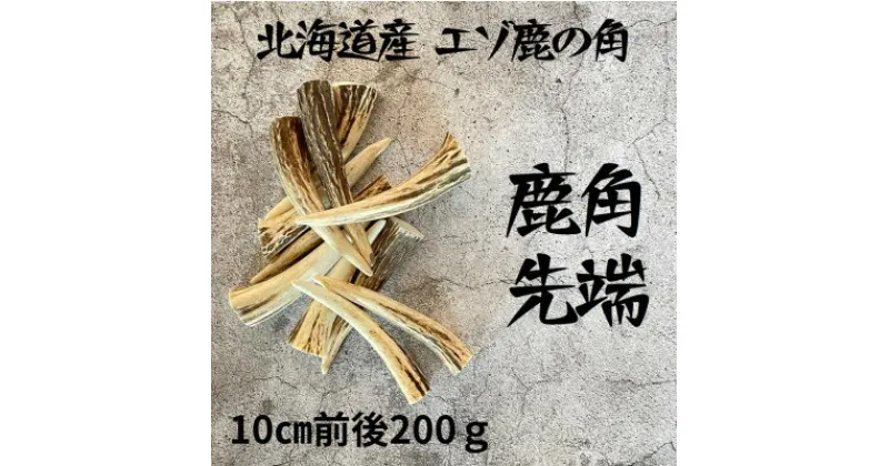 【ふるさと納税】鹿の角 枝先10cm前後200gセット 北海道産 アクセサリー クラフト材【1413839】