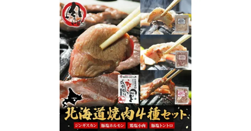 【ふるさと納税】十勝 ジンギスカン&焼肉3種セット 各1パック 手切り羊肉 ホルモン トントロ 鶏塩 北海道 帯広市【配送不可地域：離島】【1501769】