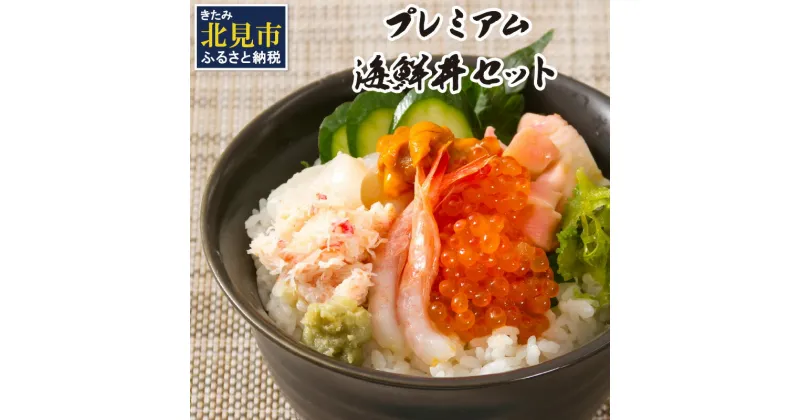 【ふるさと納税】厳選！プレミアム海鮮丼セット 5個入 ( ふるさと納税 海鮮丼 海鮮 イクラ ホタテ カニ ズワイガニ エビ 北海道 セット プレミアム 豪華 おつまみ 海の幸 贈答 お中元 )