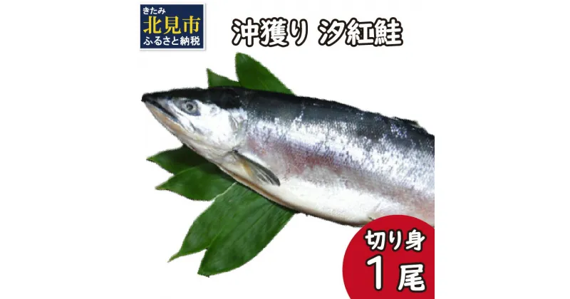 【ふるさと納税】沖獲り 汐紅鮭 切り身 1尾 ( さけ 鮭 紅鮭 魚 魚介類 ふるさと納税 )