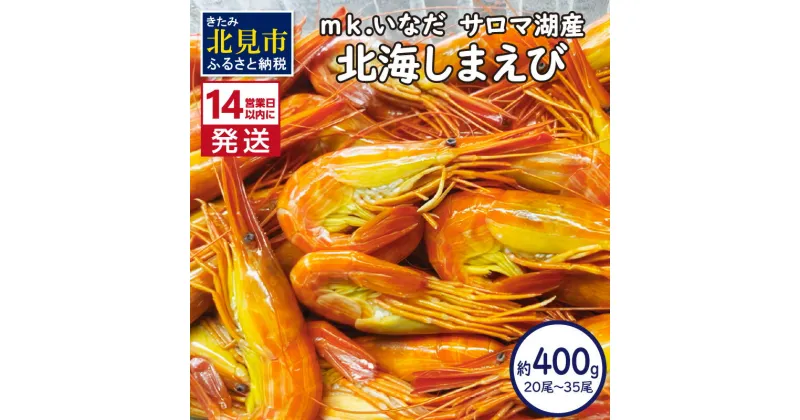 【ふるさと納税】《14営業日以内に発送》サロマ湖産 北海しまえび 約400g 20尾～35尾 ( 海鮮 魚介 えび エビ 海老 しまえび )