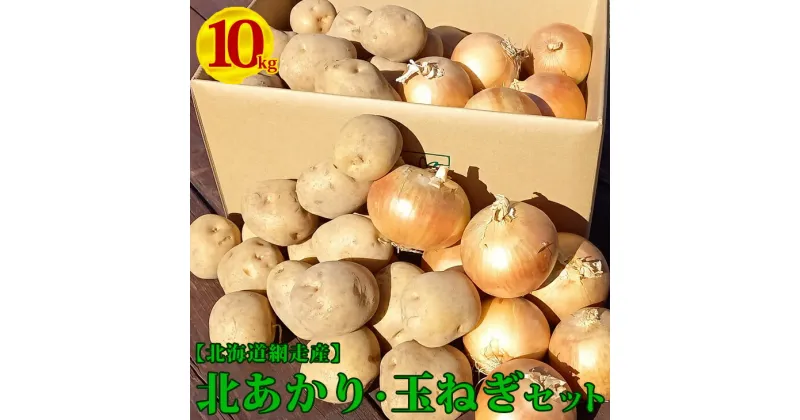 【ふるさと納税】じゃがいも(きたあかり)玉ねぎセット 約10kg（網走産） 【 ふるさと納税 人気 おすすめ ランキング じゃがいも ジャガイモ いも きたあかり 玉ねぎ タマネギ 玉葱 たまねぎ 野菜 セット オホーツク 北海道 網走市 送料無料 】 ABP001