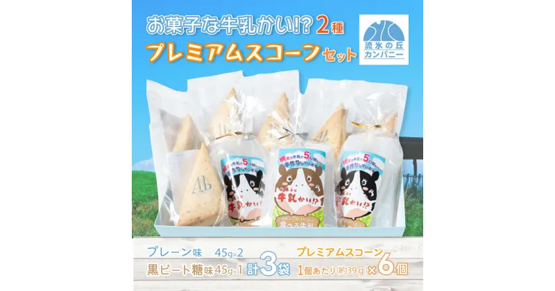 【ふるさと納税】お菓子な牛乳かい!? 2種・プレミアムスコーンセット（網走市内加工・製造）【 ふるさと納税 人気 おすすめ ランキング 菓子 洋菓子 焼き菓子 スコーン ミルクグラッセ オホーツク産 網走産 無添加 北海道 網走市 送料無料 】 ABAM003