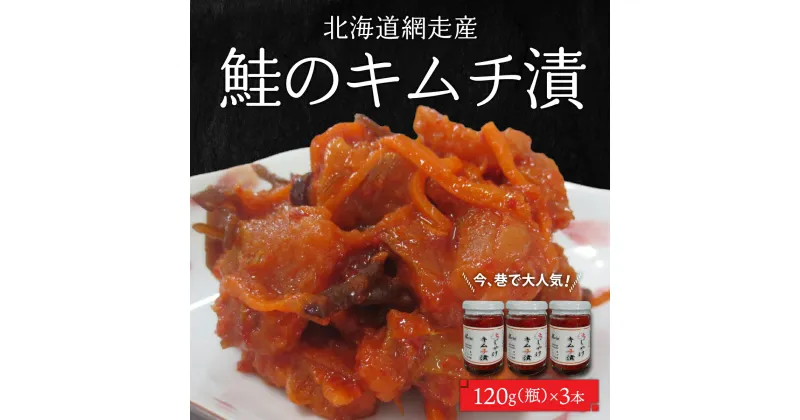 【ふるさと納税】＜網走産＞大人気 鮭のキムチ漬 【 ふるさと納税 人気 おすすめ ランキング シャケ しゃけ 秋鮭 キムチ 海鮮漬 鮭のキムチ漬 北海道 網走市 送料無料 】 ABC019