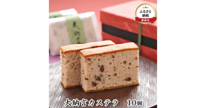 【ふるさと納税】スイーツ 北海道 大納言 カステラ 10個 セット 個包装 和菓子 焼き菓子 お菓子 菓子 おやつ おかし 小分け ギフト プレゼント 贈答 贈答用 贈答品 贈り物 お取り寄せ かすてら 留萌 留萌市　留萌市