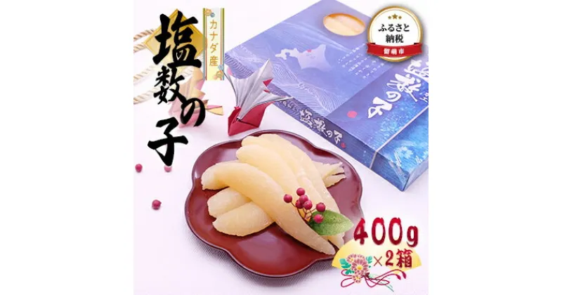 【ふるさと納税】塩数の子 北海道 数の子 400g×2箱 ごはんのお供 惣菜 おかず 珍味 海鮮 海産物 魚介 魚介類 おつまみ つまみ 本チャン かずのこ カズノコ　 留萌市