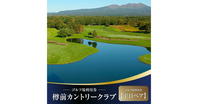 【ふるさと納税】C51 【平日ペア】樽前カントリークラブ ゴルフ場利用券 ゴルフ 利用券 体験 チケット プレーチケット グリーンフィ カートフィ 観光 ゴルフ場 苫小牧 苫小牧市 北海道 送料無料