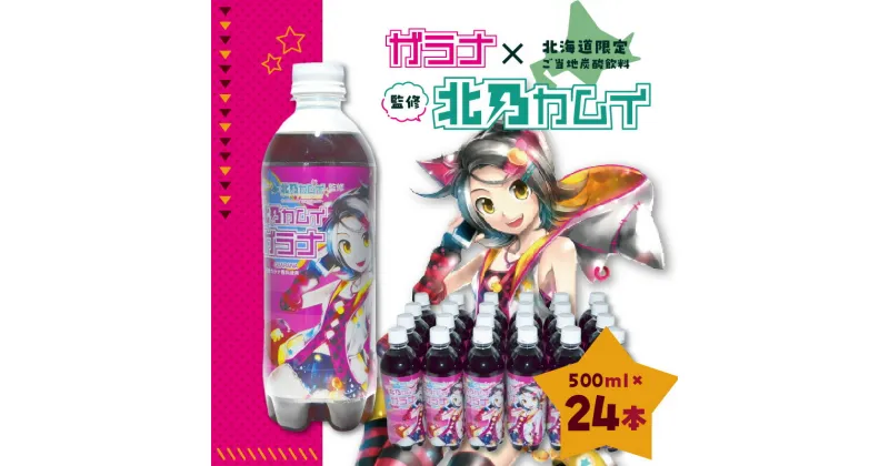 【ふるさと納税】【ガラナ 500ml×24本】北乃カムイ