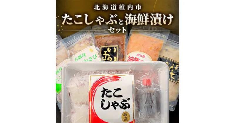 【ふるさと納税】稚内産たこしゃぶ と 海鮮漬けセット【配送不可地域：離島】【1146216】