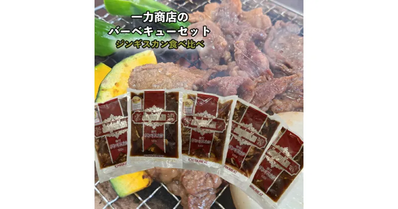 【ふるさと納税】ジンギスカン 北海道 バーベキュー 5種 2.5kg 小分け セット 一力商店 焼肉 食べ比べ ラム ロース 焼き肉 味付け肉 味付き 羊肉 お肉 羊 肉 BBQ 惣菜 おかず お弁当 弁当 ごはんのお供 焼肉セット 冷凍 芦別市