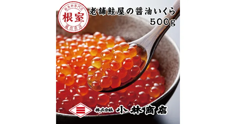 【ふるさと納税】醤油いくら500g A-16098