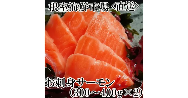 【ふるさと納税】根室海鮮市場＜直送＞お刺身トラウトサーモン約300〜400g×2P A-28130