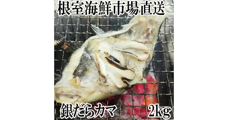 【ふるさと納税】根室海鮮市場＜直送＞銀だらカマ2kg A-28141