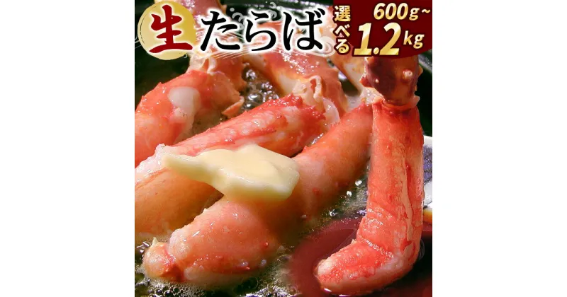 【ふるさと納税】生たらばがに棒肉剥き身 選べる 600g 〜 1.2kg 蟹 かに カニ タラバ たらば たらばがに タラバガニ タラバ蟹 北海道 根室市 海鮮