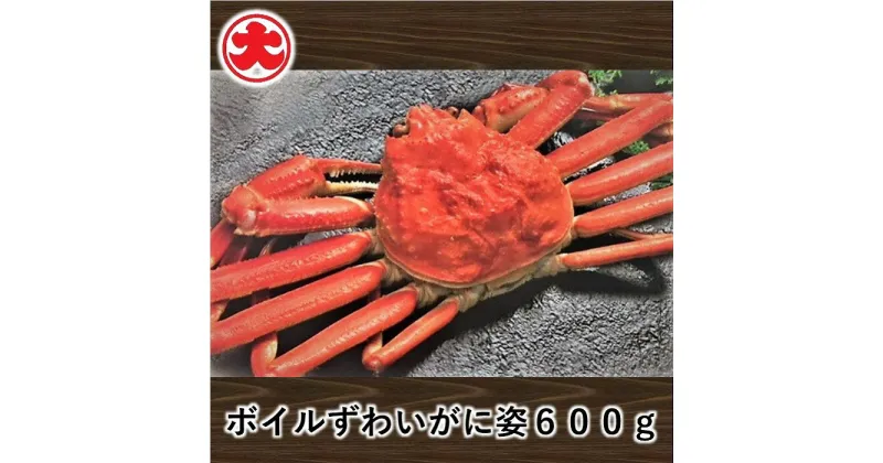 【ふるさと納税】ボイルずわいがに姿600g×1尾 A-01046