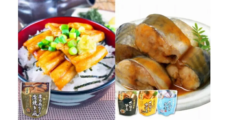 【ふるさと納税】あなご蒲焼き風＆さば煮付けセット B-09078