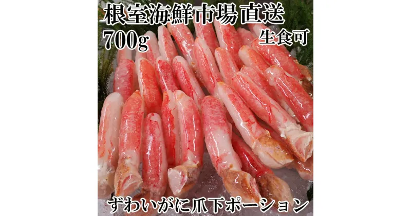 【ふるさと納税】生食用本ズワイガニ爪下棒肉ポーション700g A-14236