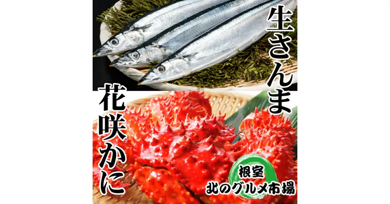 【ふるさと納税】[北海道根室産]花咲かに2尾・さんま5尾 A-76002