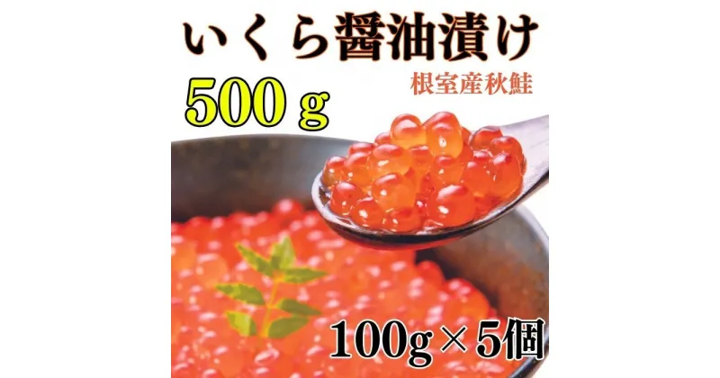 【ふるさと納税】[北海道根室産]いくら醤油漬け 選べる 500g 600g イクラ 魚卵 海鮮 北海道 根室市