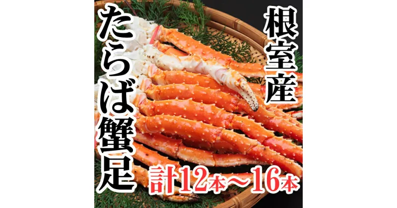 【ふるさと納税】[北海道根室産]ボイルたらば蟹足12～16本(計1～1.2kg) C-70077