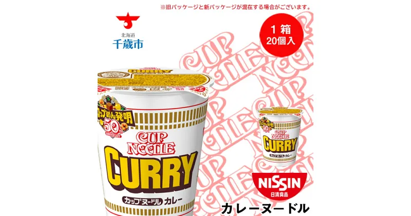 【ふるさと納税】 日清★カレーヌ−ドル★1箱（20食入） 麺類 ラーメンラーメン麺 即席麺 麺類 ラーメン カップ麺 インスタント 麺類 カップラーメン 【北海道千歳市】ギフト ふるさと納税