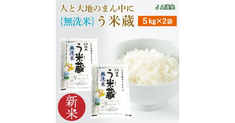 【ふるさと納税】【無洗米】新米 北海道産 う米蔵5kg×2袋無洗米 米 ブレンド米 ななつぼし あやひめ ブレンド う米蔵 北海道米 北海道産 北海道千歳市ギフト ふるさと納税