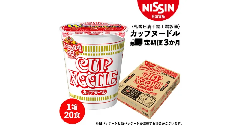 【ふるさと納税】 【定期便3か月】日清 カップヌ－ドル★1箱（20食入）ラーメン麺 即席麺 麺類 ラーメン カップ麺 インスタント 麺類 カップラーメン ギフト ふるさと納税 麺類 ラーメン お楽しみ