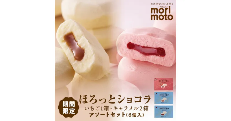 【ふるさと納税】ほろっとショコラ 2種 詰め合わせ 3箱セット 食べ比べ お土産 お菓子 焼き菓子 スイーツ ギフト 《北海道千歳市 もりもと》北海道ふるさと納税 北海道 千歳市 お取り寄せ キャラメル いちご ショコラ【北海道千歳市】ギフト ふるさと納税