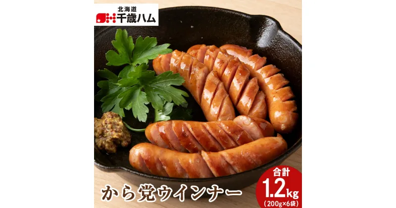 【ふるさと納税】 ポーク から党ウインナー ×6個 豚 千歳工房 千歳 北海道 豚肉 ウインナー 肉 北海道 千歳ハム 加工肉 肉料理 【北海道千歳市】ギフト ふるさと納税