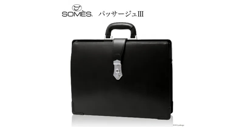 【ふるさと納税】[PG-33] SOMES　PG-33　パッサージュ3（ブラック）　革　革製品　革鞄　革バッグ　鞄　バッグ　ビジネス [12260195] レビューキャンペーン