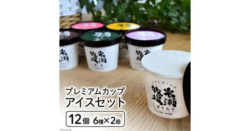 【ふるさと納税】プレミアム カップ アイス 110ml ×12個 セット 詰め合わせ 食べ比べ [岩瀬牧場 北海道 砂川市 12260340] アイスクリーム カップアイス イタリアン ジェラート デザート スイーツ お菓子 おやつ あいす レビューキャンペーン