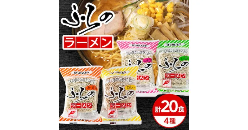 【ふるさと納税】ふらのラーメンセット(4種　計20食入り)【1259262】