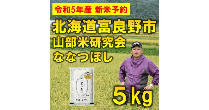 【ふるさと納税】【特A受賞米】北海道富良野市産ななつぼし　精米5kg【1399310】