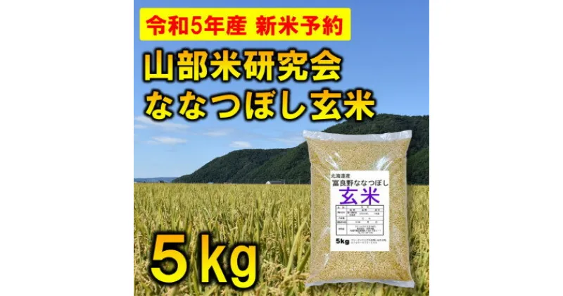 【ふるさと納税】◆玄米◆【特A受賞米】北海道富良野市産ななつぼし　5kg【1399316】