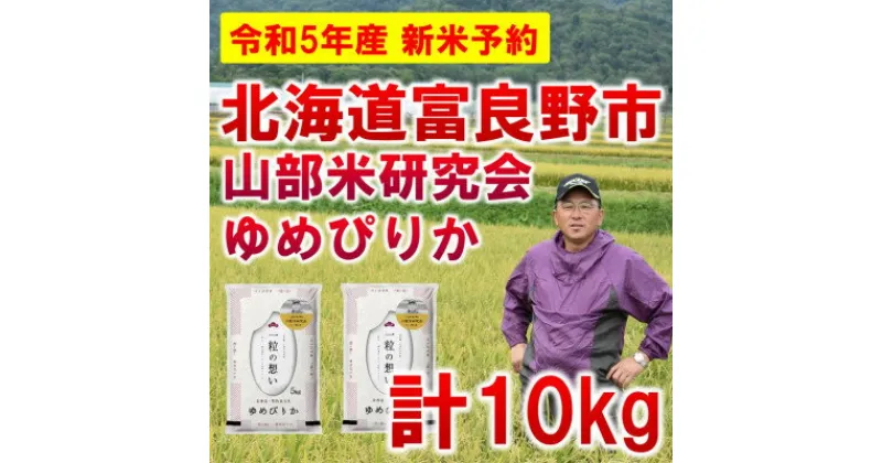 【ふるさと納税】【特A受賞米】北海道富良野市産ゆめぴりか　精米5kg×2袋【1399324】