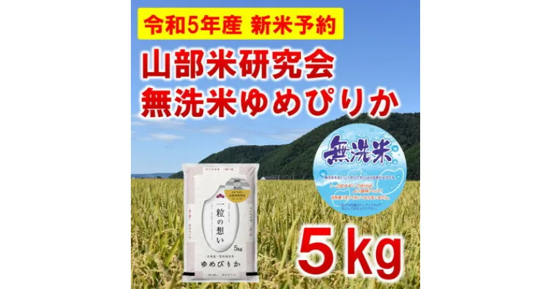 【ふるさと納税】◆無洗米◆【特A受賞米】北海道富良野市産ゆめぴりか　精米5kg【1399334】