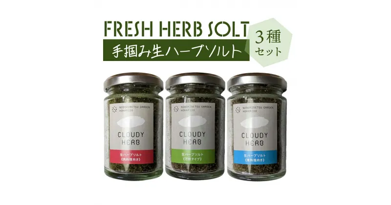 【ふるさと納税】限定生産！手摘み生ハーブソルト詰め合わせ【ハーブ・ソルト・塩・料理・調理・贈り物・ギフト・プレゼント・肉料理・魚料理】