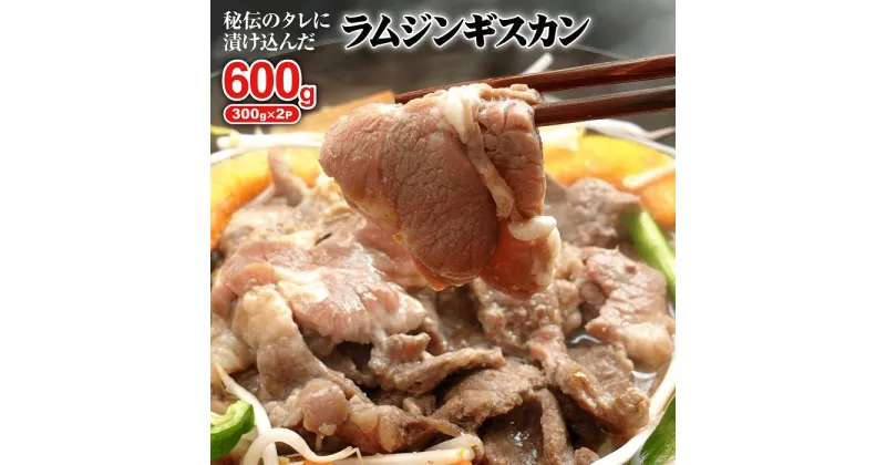 【ふるさと納税】味付きジンギスカン300g×2個 ラム肉 味付き 羊 羊肉 ジンギスカン 焼肉 バーベキュー 8000円 8,000円 北海道 ふるさと納税 恵庭市 お取り寄せ グルメ ジビエ 600g 600g【160009】