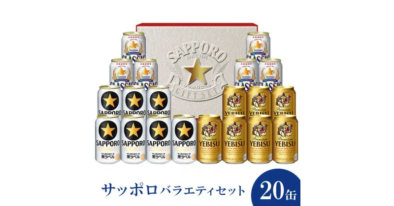 【ふるさと納税】サッポロバラエティセット※化粧箱入り 熨斗なし ビール クラシック サッポロクラシック エビス 黒ラベル ギフト 詰め合わせ ふるさと納税 北海道 恵庭 恵庭市【300165】